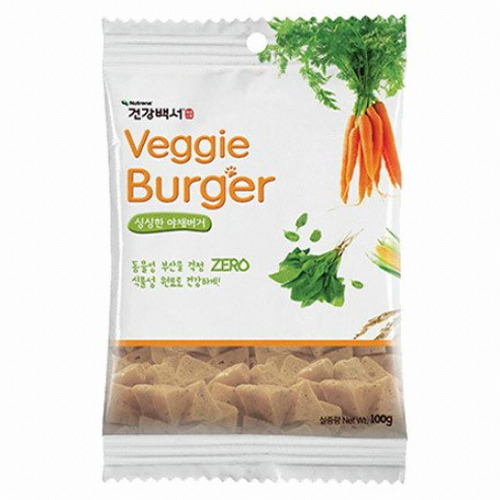 뉴트리나 독 건강백서 베지버거 100g (1개)_이미지