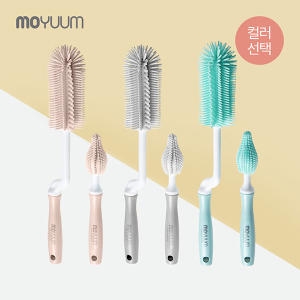 모윰 실리콘 젖병솔 젖꼭지솔 2종 세트_이미지