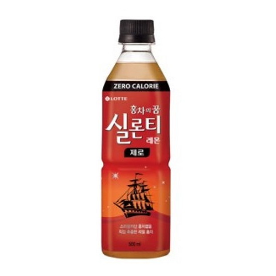 롯데칠성음료 홍차의꿈 실론티 레몬 제로 500ml