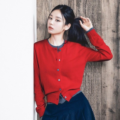 셀렙샵에디션 여성 캐시미어 블렌디드 레이어드 가디건_이미지