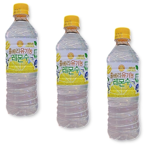 홀푸드코리아 홀베리 유기농 레몬수 500ml (72개)_이미지