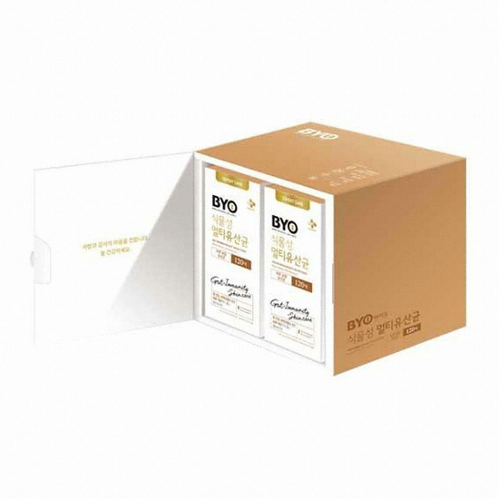 CJ웰케어 BYO(바이오) 식물성 멀티유산균 2.5g 20포 2개입 선물세트 (1개)