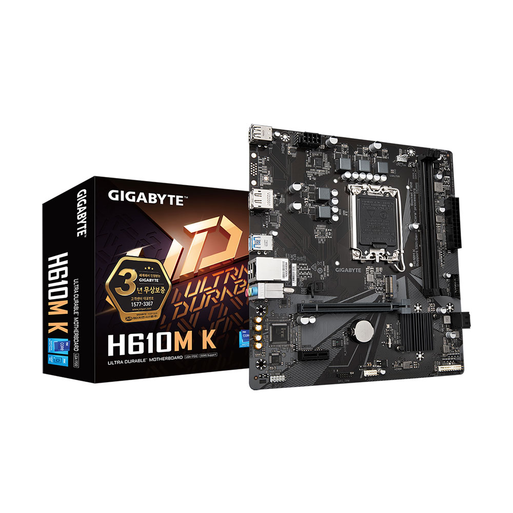 GIGABYTE H610M K 제이씨현