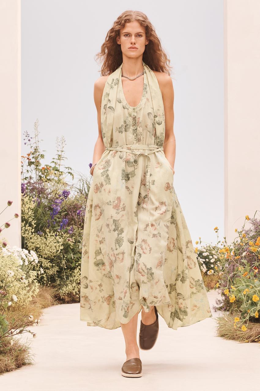 자라 FLWRS DRSS 프린트 7832216020_이미지