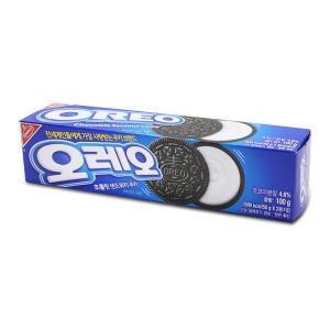 크래프트 오레오 초콜릿 샌드위치 쿠키 화이트크림 100g (1개)_이미지