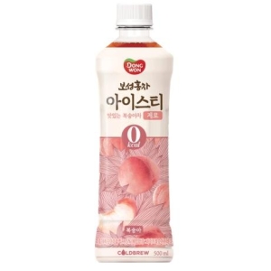 동원시스템즈 보성홍차 아이스티 제로 복숭아 500ml (12개)