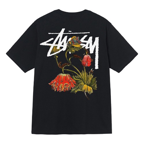 스투시 위더드 플라워 티셔츠 1904862 (블랙)_이미지