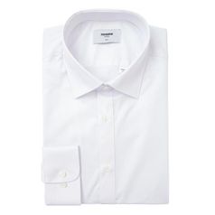 레노마 셔츠 레이온 혼방 스판소재 트윌 슬림핏 긴소매셔츠RZRSL0-110-WH1