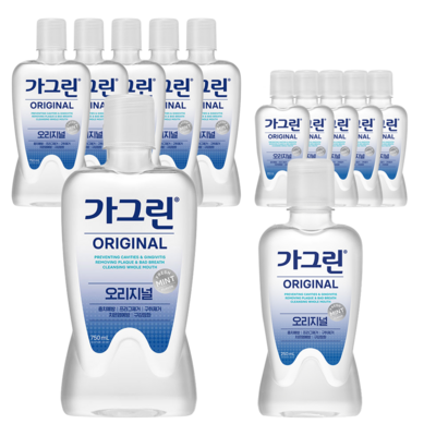 가그린 오리지널 750ml x 1개 + 250ml x 1개 (12세트)_이미지