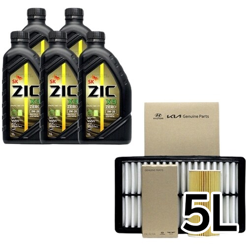 SK엔무브 지크 제로 X9 0W20 5L + 순정필터 기아 더뉴 셀토스 1.6 가솔린이미지입니다. 누르면 해당 게시물로 새창이동합니다.