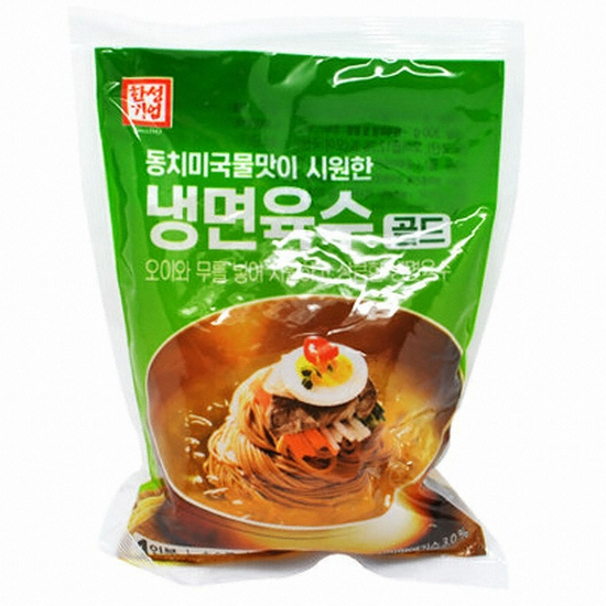 한성기업 동치미 국물맛이 시원한 냉면육수 골드 300g (1개)_이미지