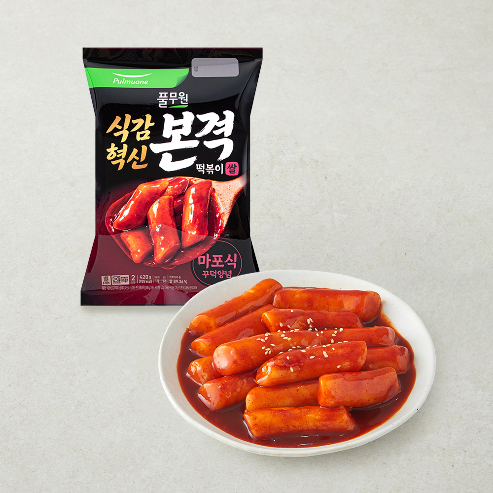 풀무원식품 식감혁신 본격 떡볶이 쌀떡볶이 마포식 420g (1개)_이미지