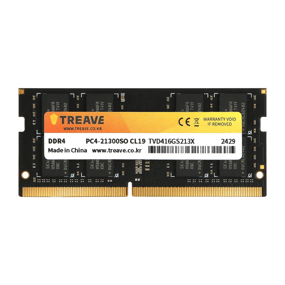비즈텍 TREAVE 노트북 DDR4-2666 CL19 (4GB)_이미지
