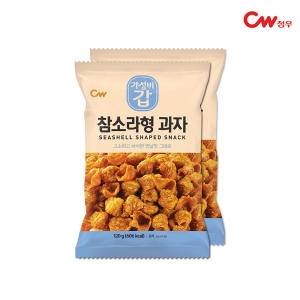 청우 참소라형 과자 120g x 2봉 묶음 추억의스낵 간식