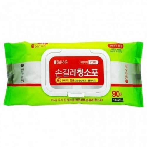 맑은하루 손걸레 청소포 90매