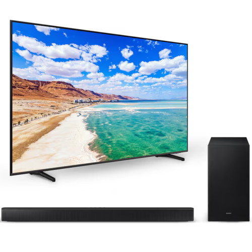삼성전자 QLED KQ55QDE1AFXKR (스탠드+사운드바, HW-B550)_이미지