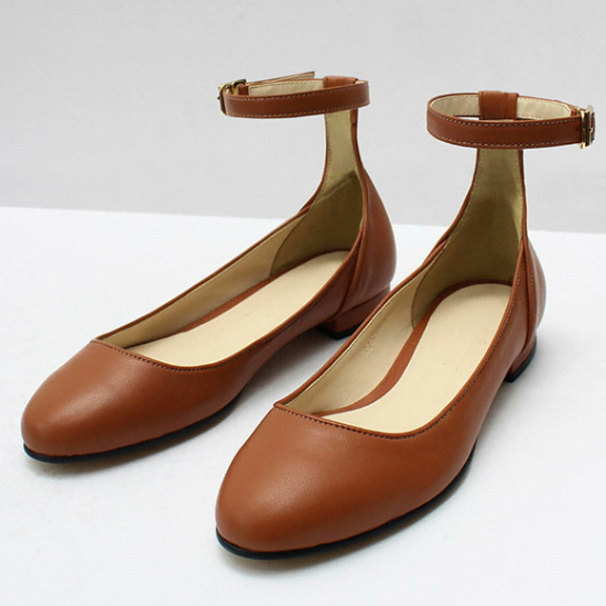 �θ�ƽ���� Round Angle Strap R16H041 (Nappa Brown)