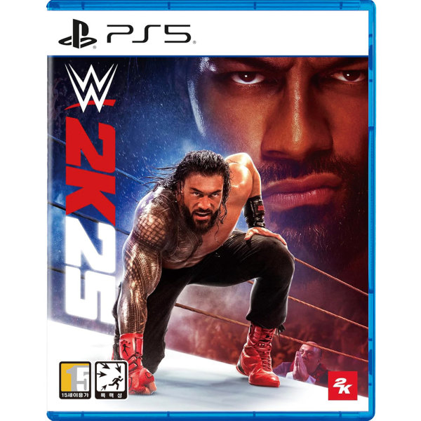  WWE 2K25 외국어판 PS5, 패키지디스크