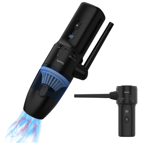 SooPii 차량용 무선 에어건 겸용 청소기 BV01_이미지