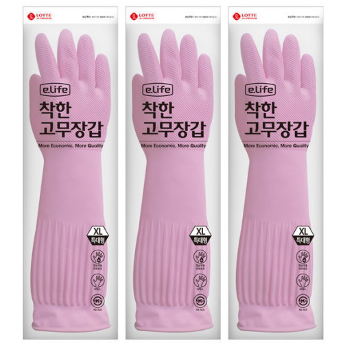 롯데알미늄 착한 고무장갑 (특대)