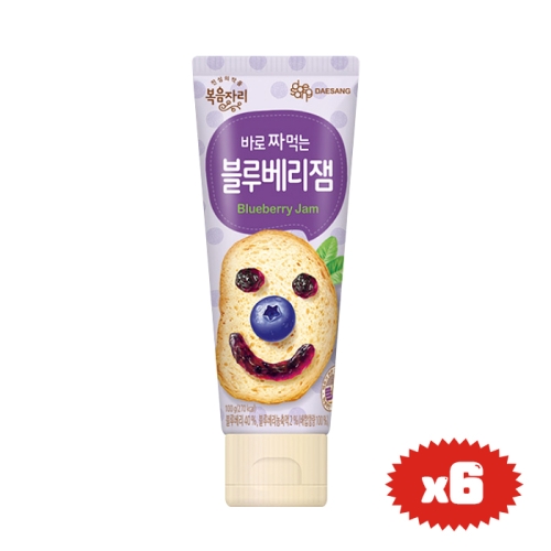 복음자리 바로 짜먹는 블루베리잼 100g (6개)
