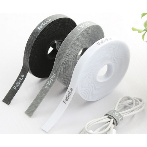 히키스 케이블 전선정리 찍찍이 테이프 5m