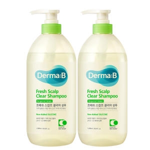 더마비 프레쉬 스칼프 클리어 샴푸 베르가못그린향 1000ml (2개)