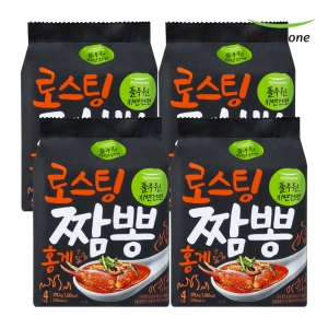 풀무원 로스팅 짬뽕 홍게라면 398.4g (4개)