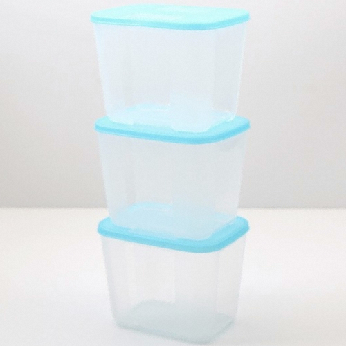 타파웨어 펭귄 냉동용기 중형 3번 1.2L (3개)_이미지