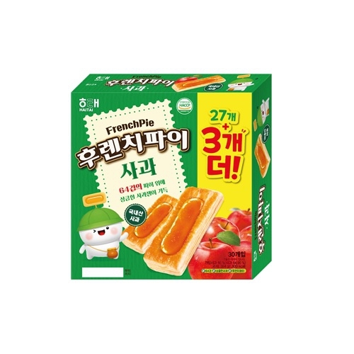 해태제과 해태 후렌치파이 사과 기획 384G_이미지