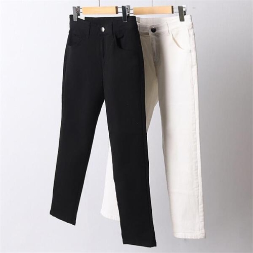 강물처럼 빅사이즈사랑해요 D468L105 베이직일자스키니팬츠 MD 7016984A