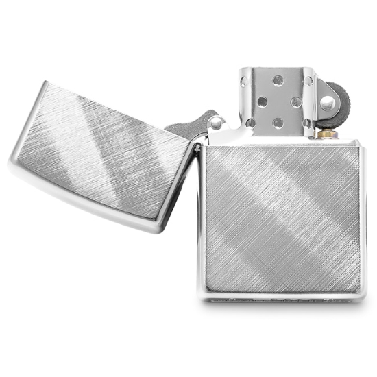 지포(ZIPPO) 다이애그널 위브 크롬 ZP28182_이미지