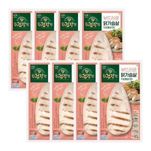 CJ제일제당 The더건강한 닭가슴살 직화통살구이 100g (8개)_이미지