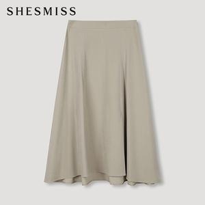 쉬즈미스 여성 언발란스 플레어 스커트 SWWSKN41040이미지입니다. 누르면 해당 게시물로 새창이동합니다.