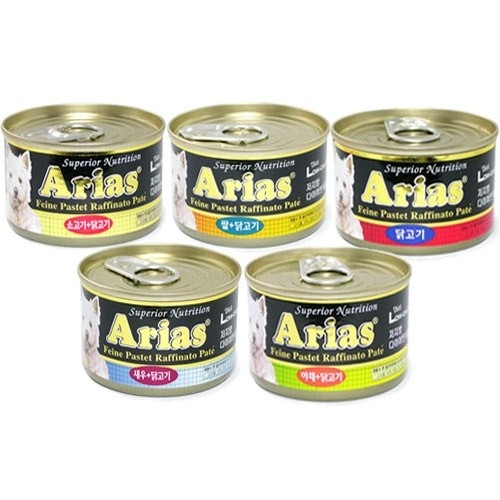 아리아스 아리아스 저칼로리캔 100g 24개