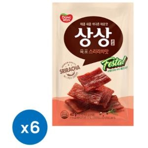 동원F&B 상상육포 페스타 스리라차 40g (6개)_이미지