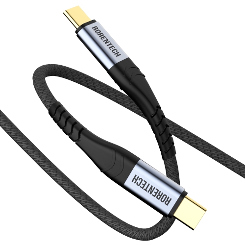 로랜텍 100W C to C PD USB3.1 5A 미러링 4K gen2 초고속 충전 케이블 [1.2m]