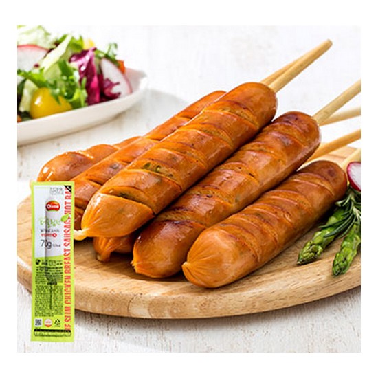 오쿡 더 슬림한 닭가슴살 소시지 청양고추맛 70g (10개)_이미지