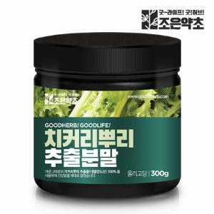 건우 조은약초 치커리 뿌리 추출물 100% 분말 가루 300g (1개)_이미지