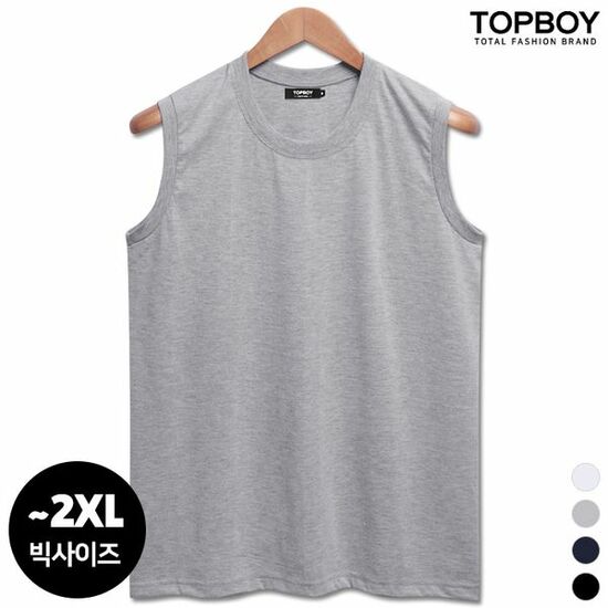 탑보이 후렌치 민소매 나시 AB027_이미지