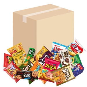 [불명] 어메이징 과자세트 랜덤박스 럭키박스 50종 (4개)_이미지