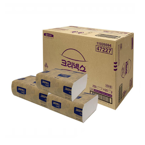 유한킴벌리 크리넥스 드라이셀 핸드타월 F250(VF) (5,000매)