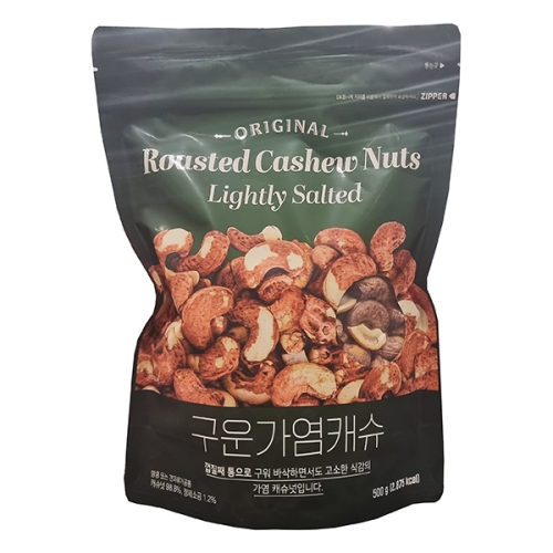 동우농산 구운 가염 캐슈넛 500g 1개 단품
