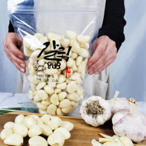 갈릭803 국산마늘 23년 깐마늘 1kg 깐마늘 / 중 1kg