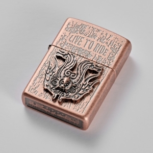 신명글로빅스 ZIPPO 라이터 live to ride CA ZPM1MA152R