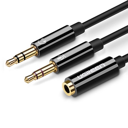 UGREEN U-20898 3.5mm 스테레오 4극 to 3극 이어셋 변환 케이블