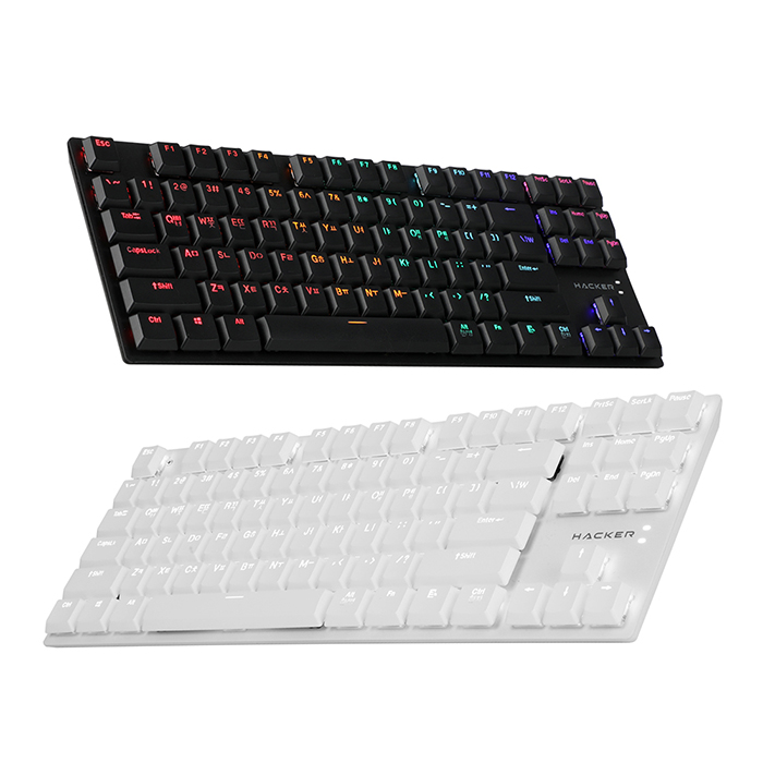 앱코 K640T SLIM 축교환 무빙LED 텐키리스 기계식 블랙 (적축)_이미지