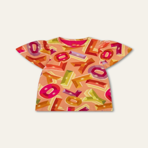 ���ϸ��� Oilily Thrive Ƽ���� Tischa Typo/Crabapple 520973