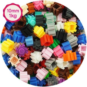 컬러스토리 컬러스토리 디폼블럭대용량 10mm 1kg 3030개 D27 혼합19색_이미지
