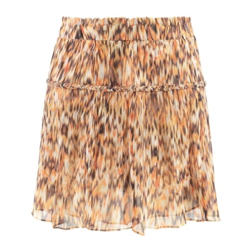 이자벨마랑 ISABEL MARANT 패턴 라이트웨이트 플로위 실크 스커트 25EJU03